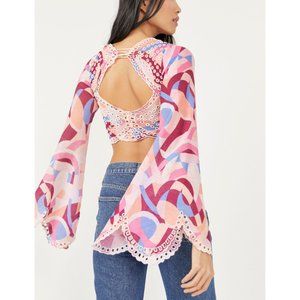 NWT Free People Eyes On You Top / Confetti Combo